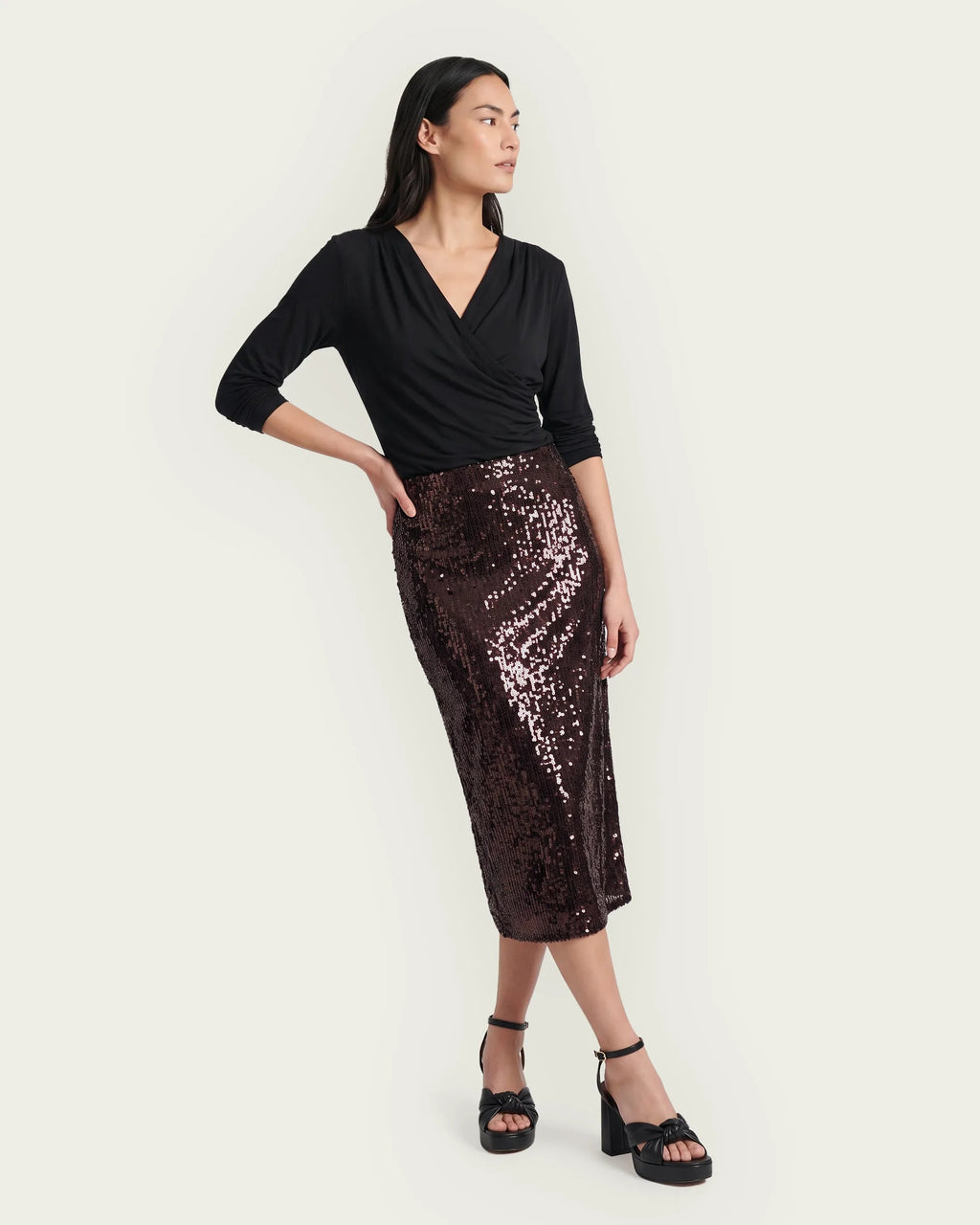 Falda Cororia vino - Artlove