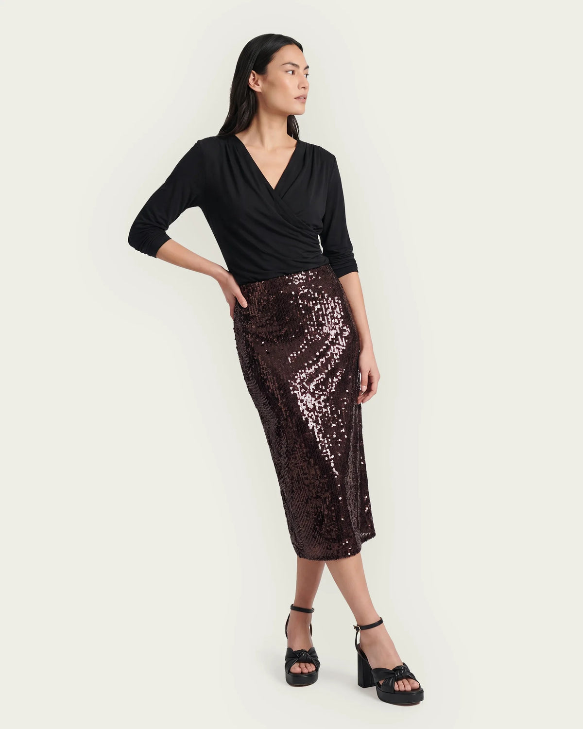 Falda Cororia vino - Artlove