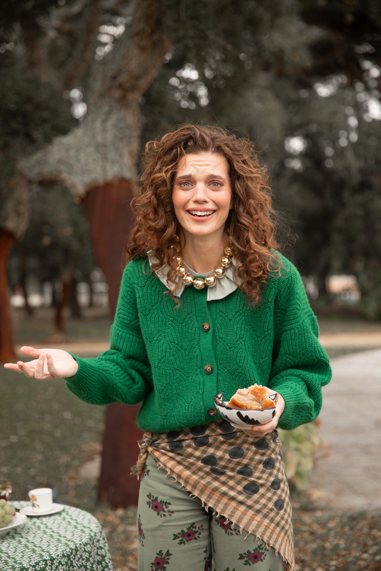 Pantalón de tiro alto - OLIVIA BRUTUS