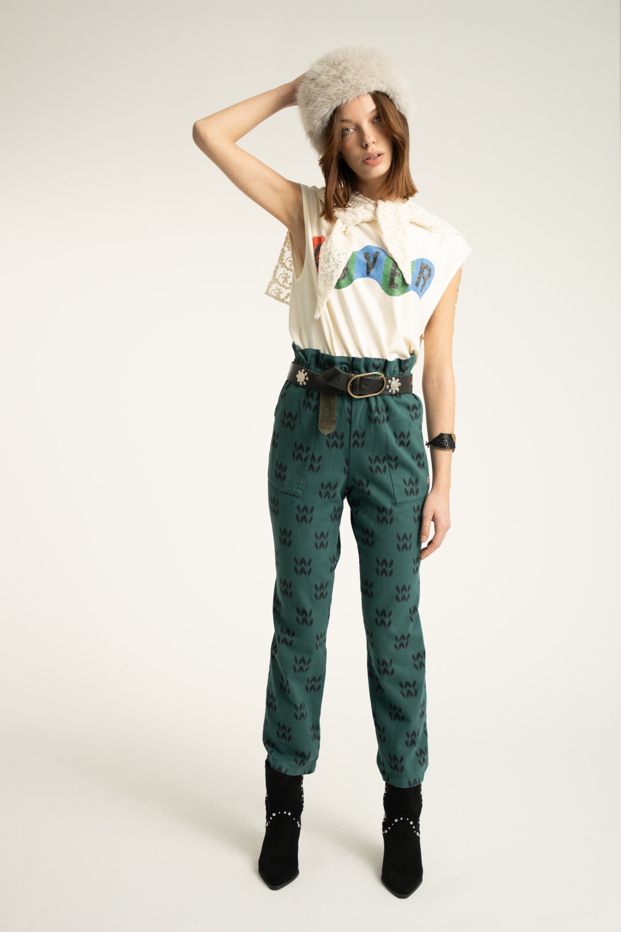 Pantalón estampado étnico - OLIVIA BRUTUS