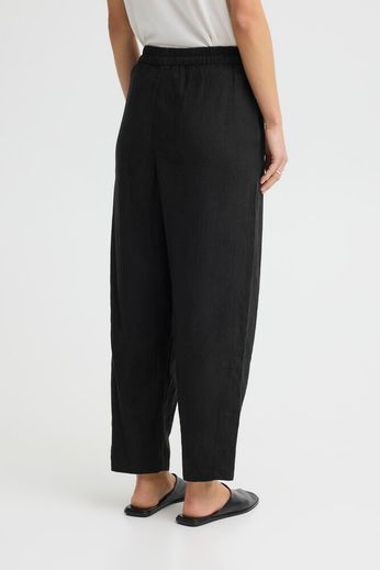 Pantalón Ihlinno Pa Barrel Negro - OLIVIA BRUTUS