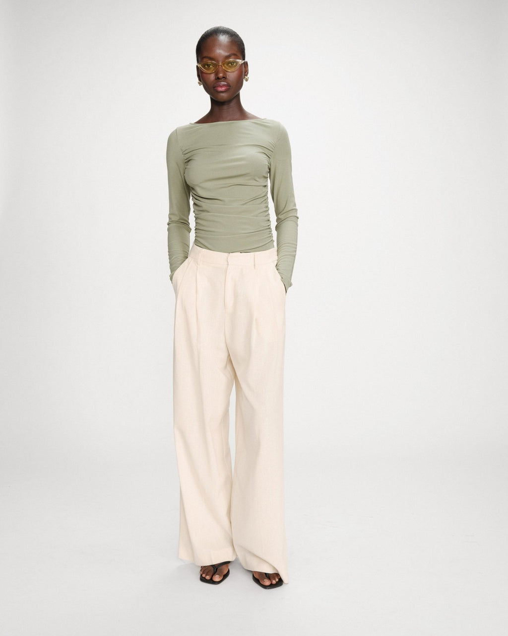 Pantalón Lino Very Vainilla - OLIVIA BRUTUS