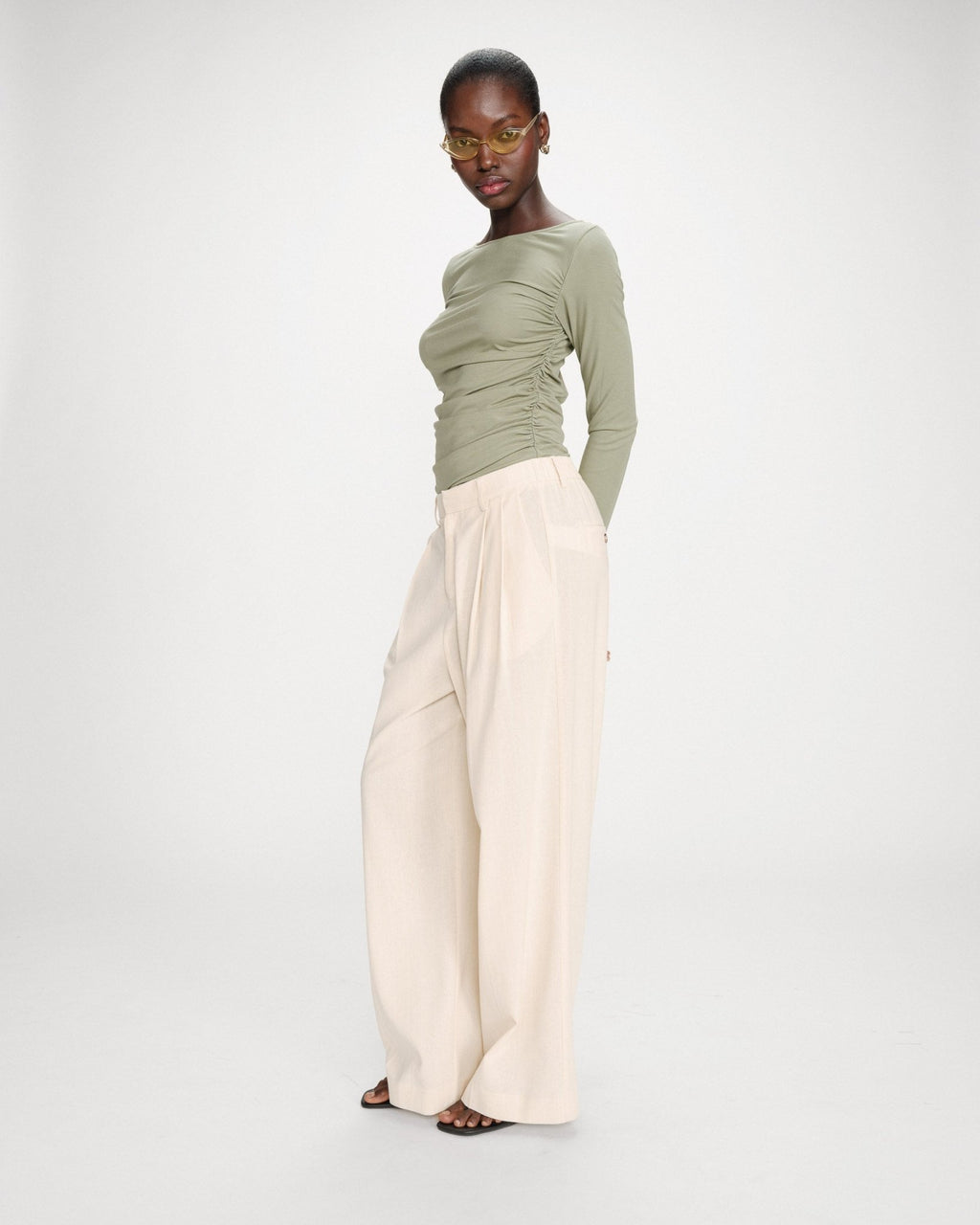 Pantalón Lino Very Vainilla - OLIVIA BRUTUS