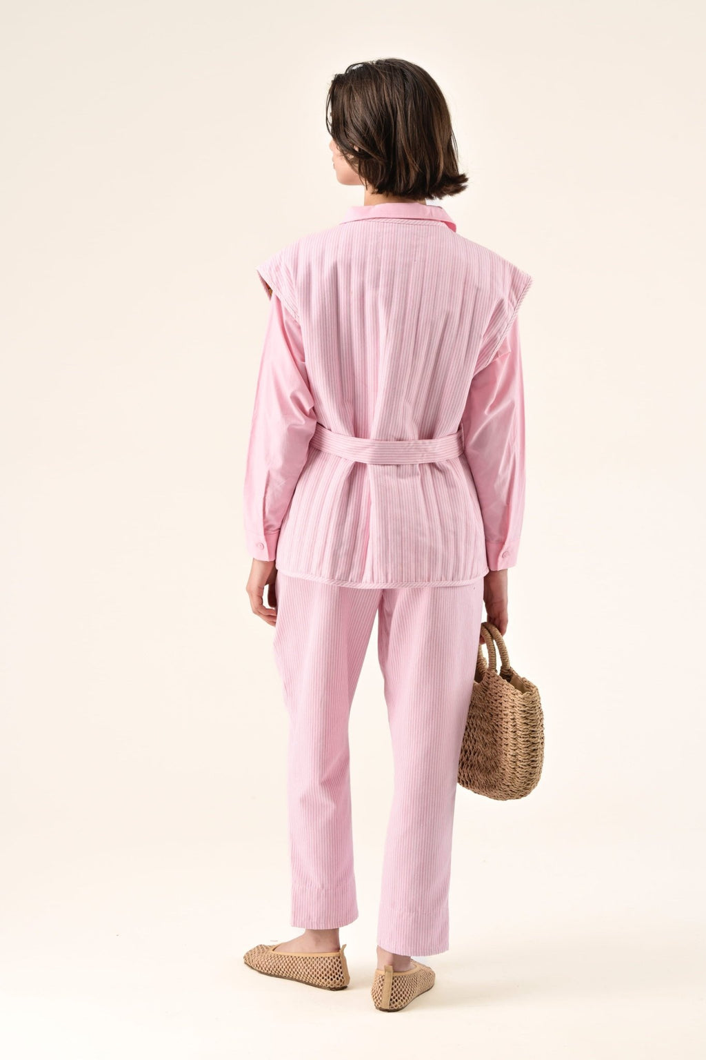 Pantalón Lola Rosa Rayas - OLIVIA BRUTUS