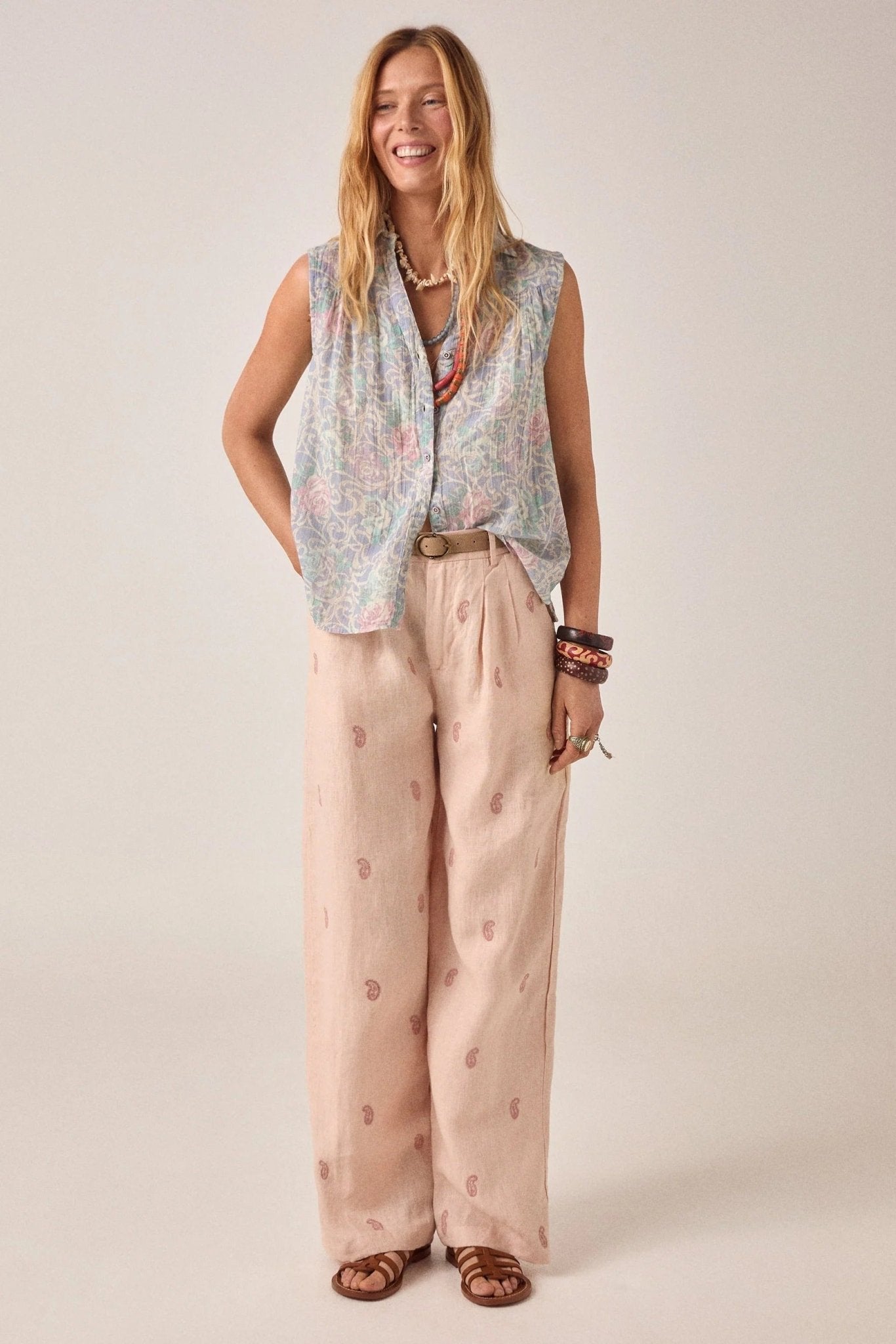 Pantalón Otto Degas Antique Blush - OLIVIA BRUTUS