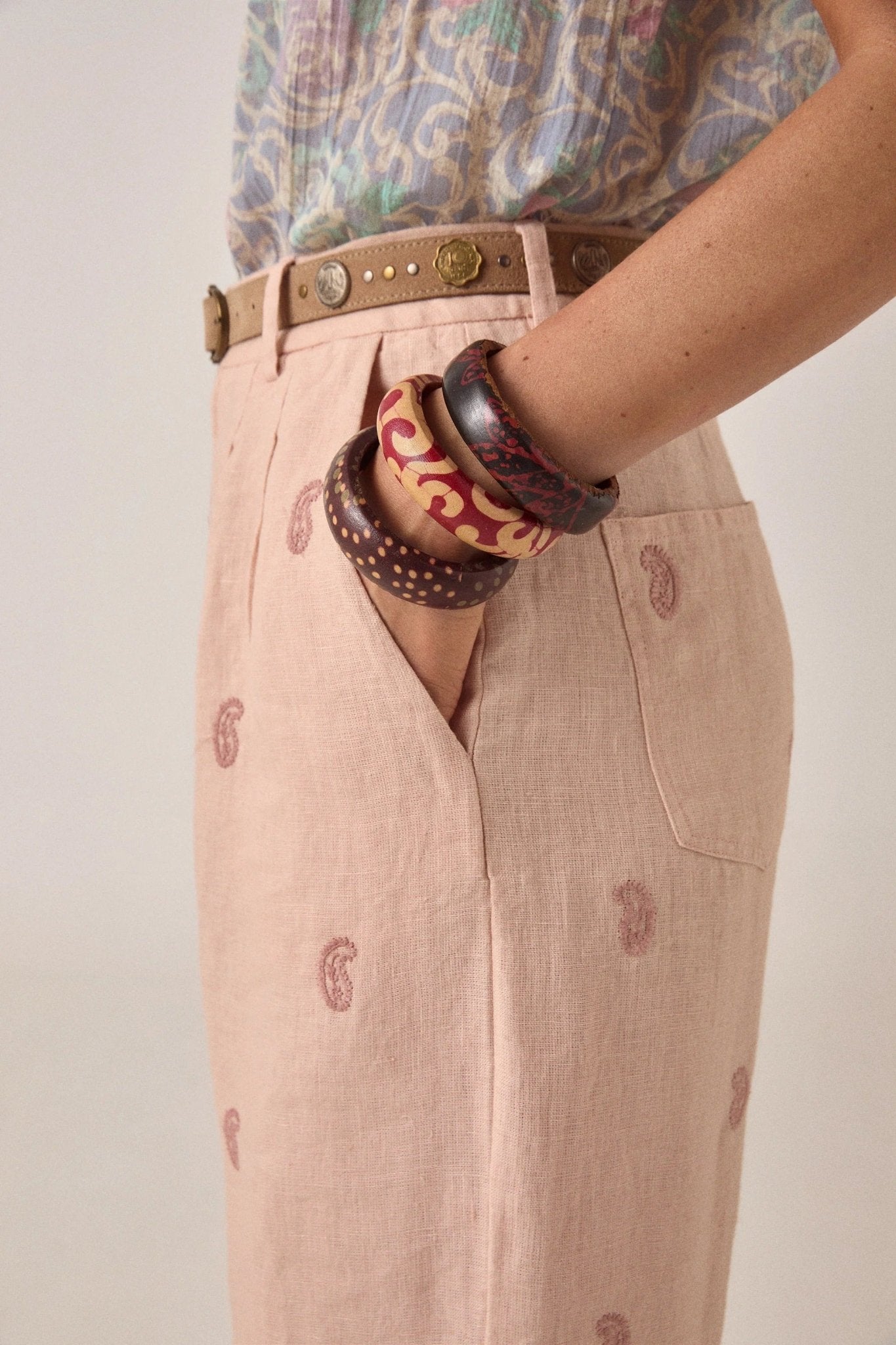 Pantalón Otto Degas Antique Blush - OLIVIA BRUTUS