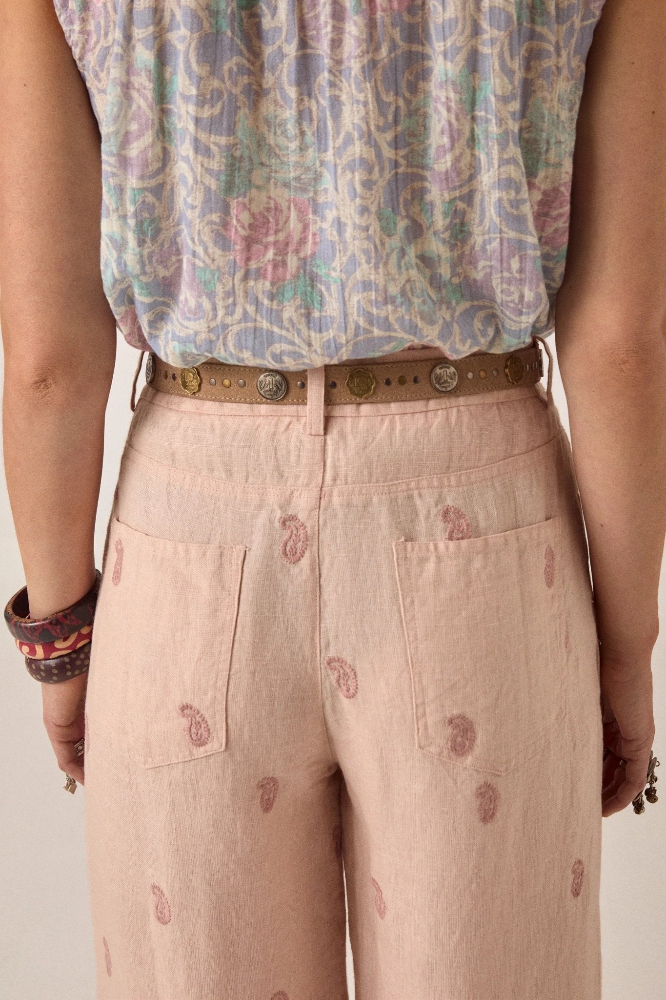 Pantalón Otto Degas Antique Blush - OLIVIA BRUTUS