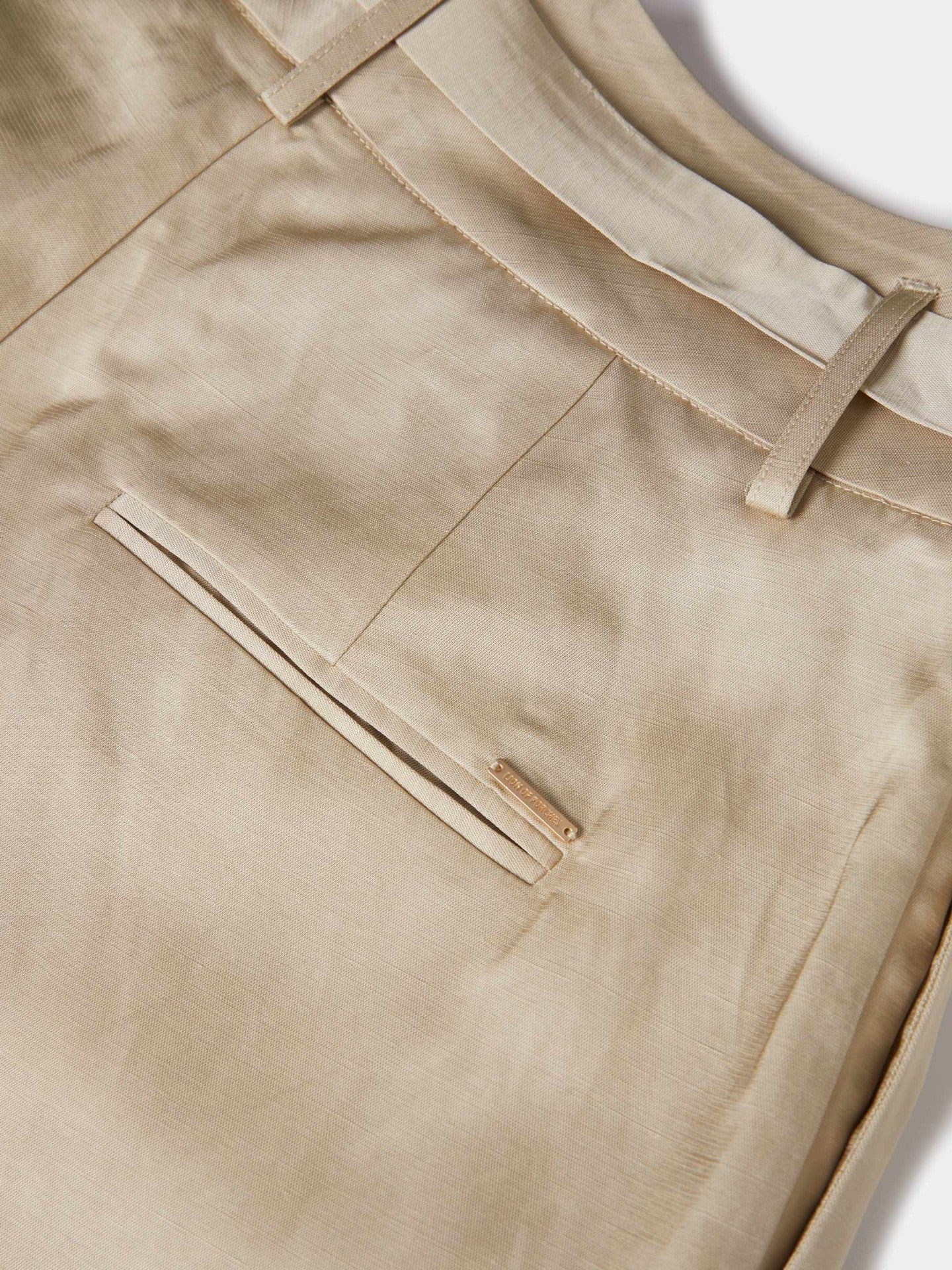 Pantalones de pierna ancha Beige LP007571.049 - OLIVIA BRUTUS
