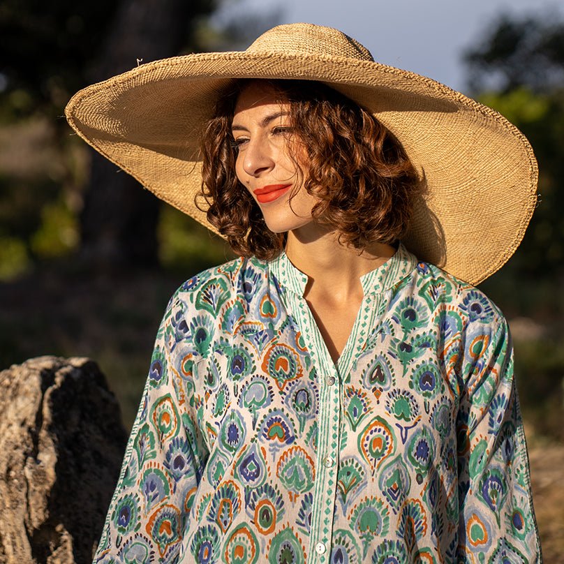 Sombrero Raffia Elena - OLIVIA BRUTUS