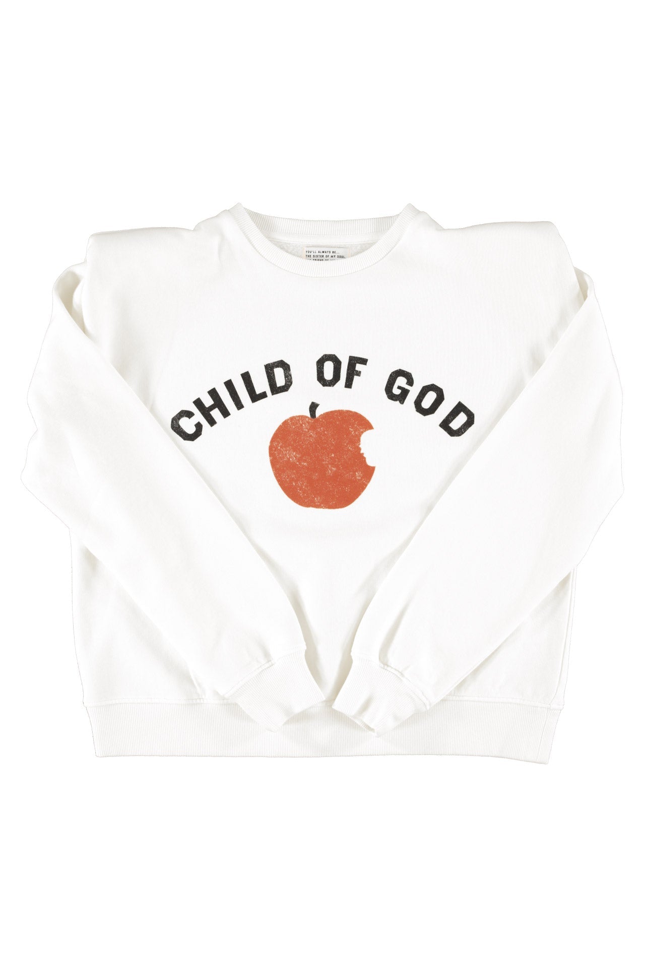 Sudadera con hombreras Child Of God - OLIVIA BRUTUS