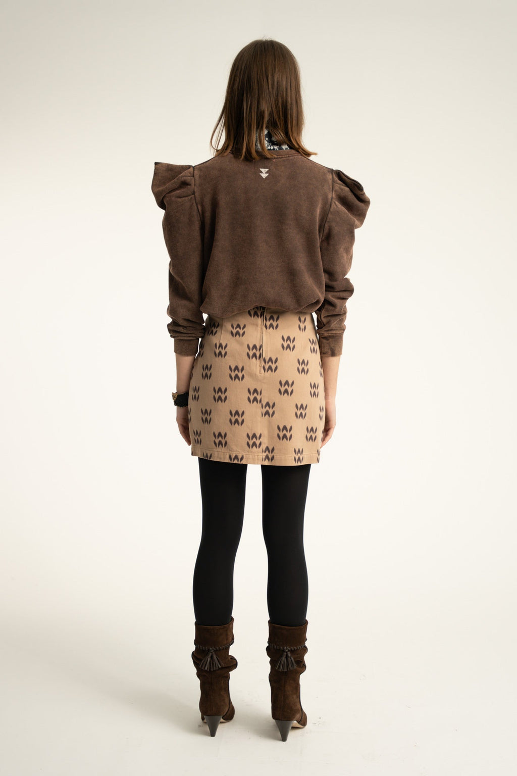 Sudadera mangas abullonadas Trouble Maker - OLIVIA BRUTUS