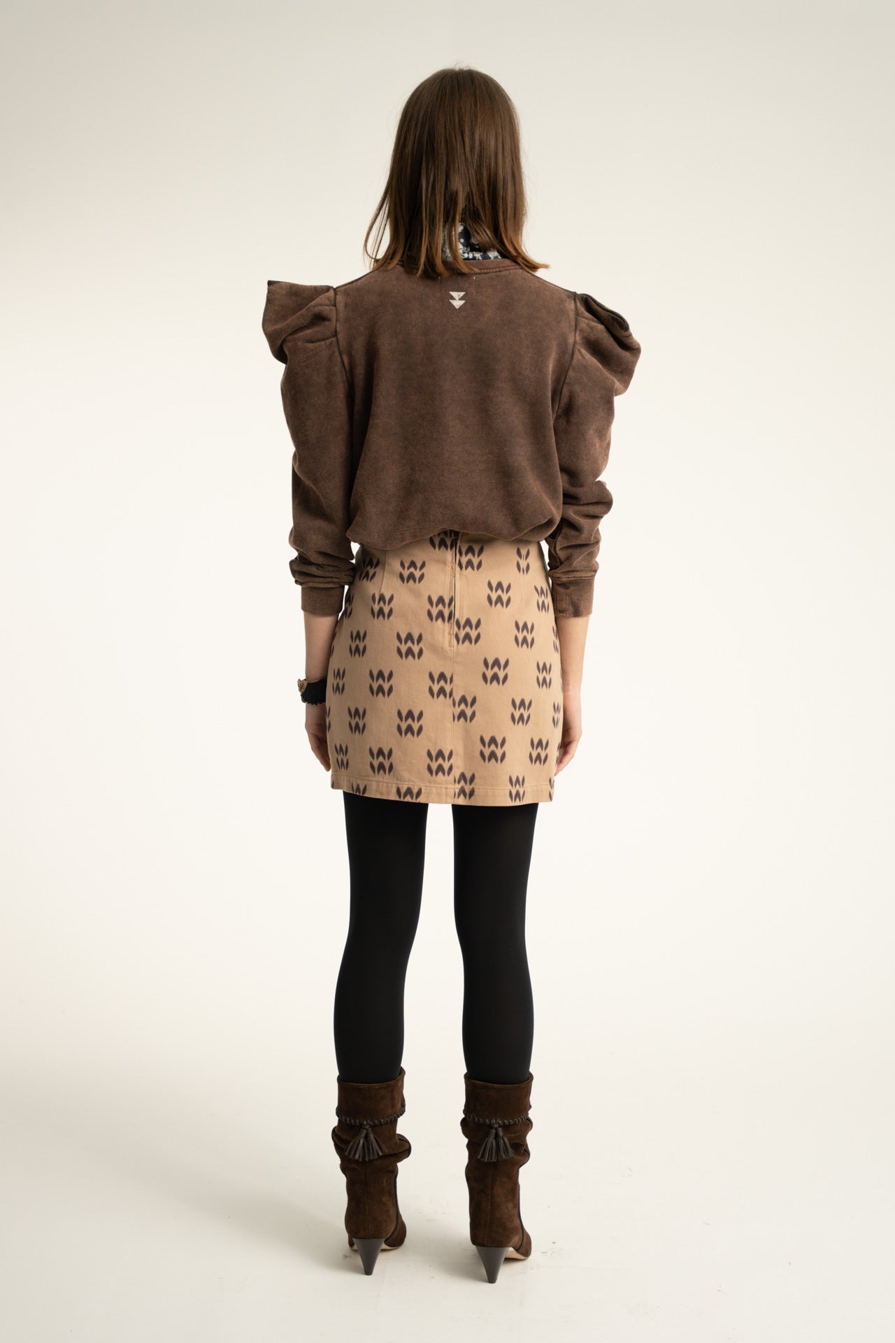 Sudadera mangas abullonadas Trouble Maker - OLIVIA BRUTUS