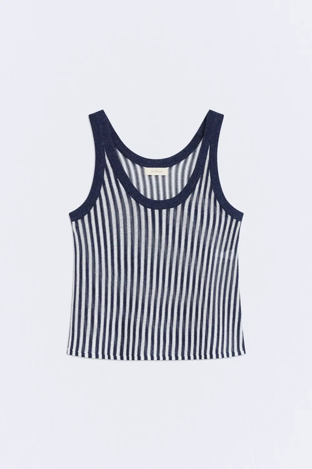 Top Sunset Navy Stripes
