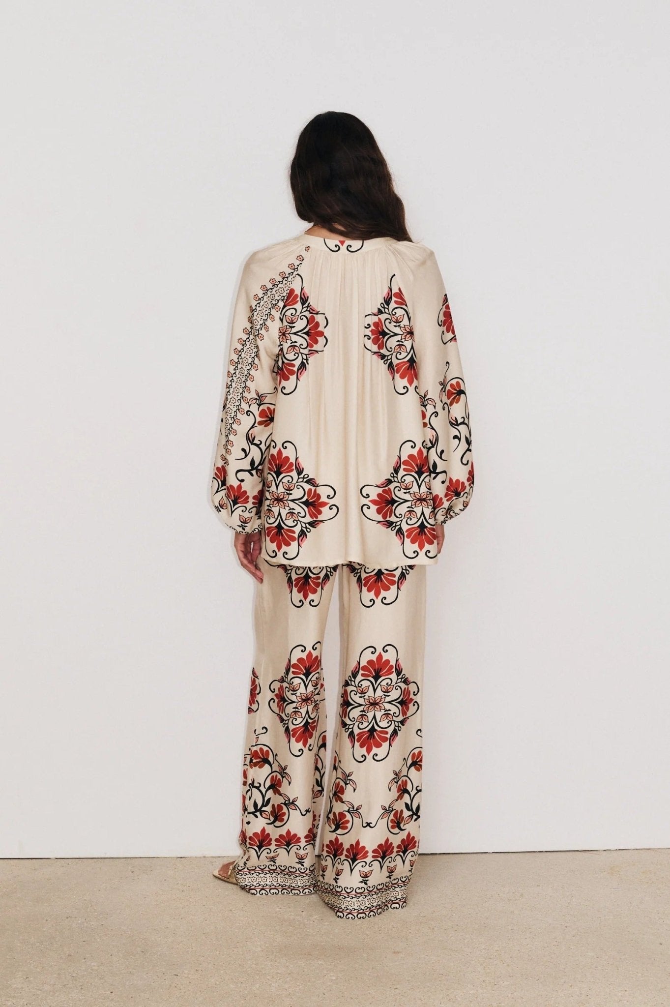 Túnica ML Cleliana Rouge - OLIVIA BRUTUS