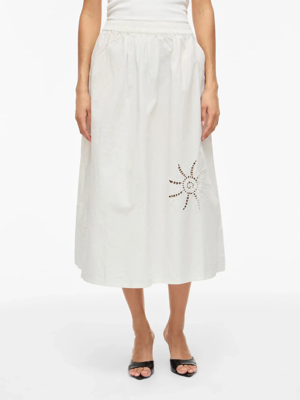 Falda Midi Vilayki Blanca