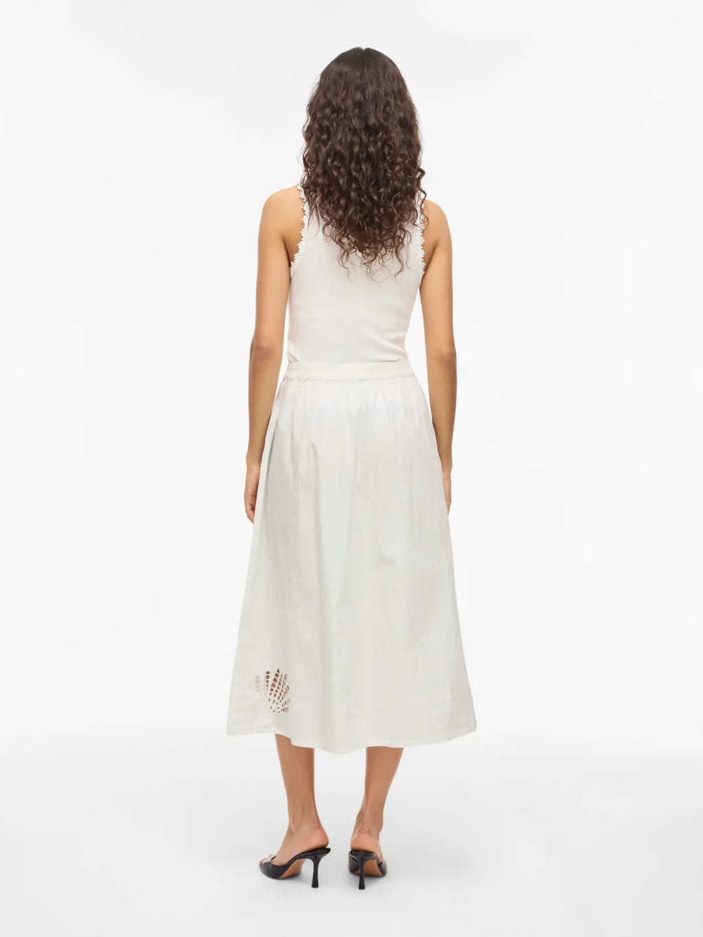 Falda Midi Vilayki Blanca