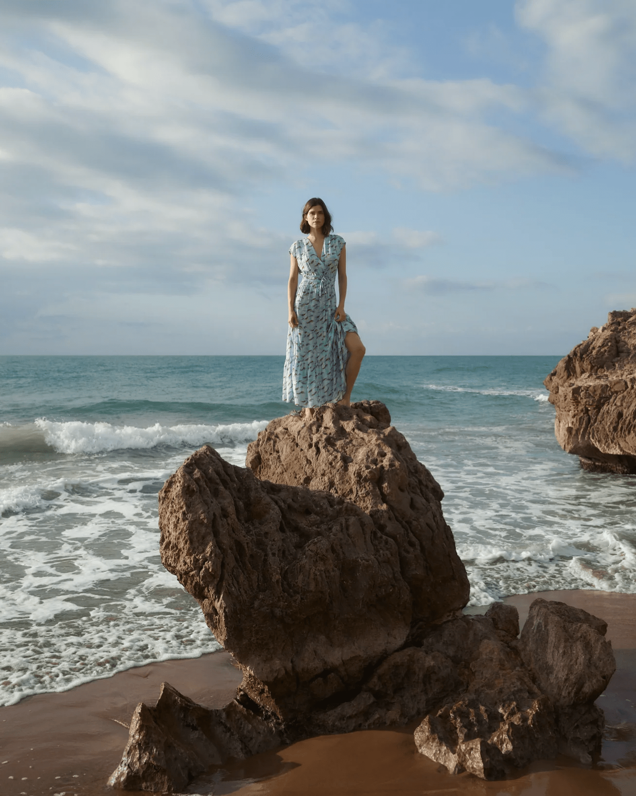 Vestido Aliso Print - OLIVIA BRUTUS
