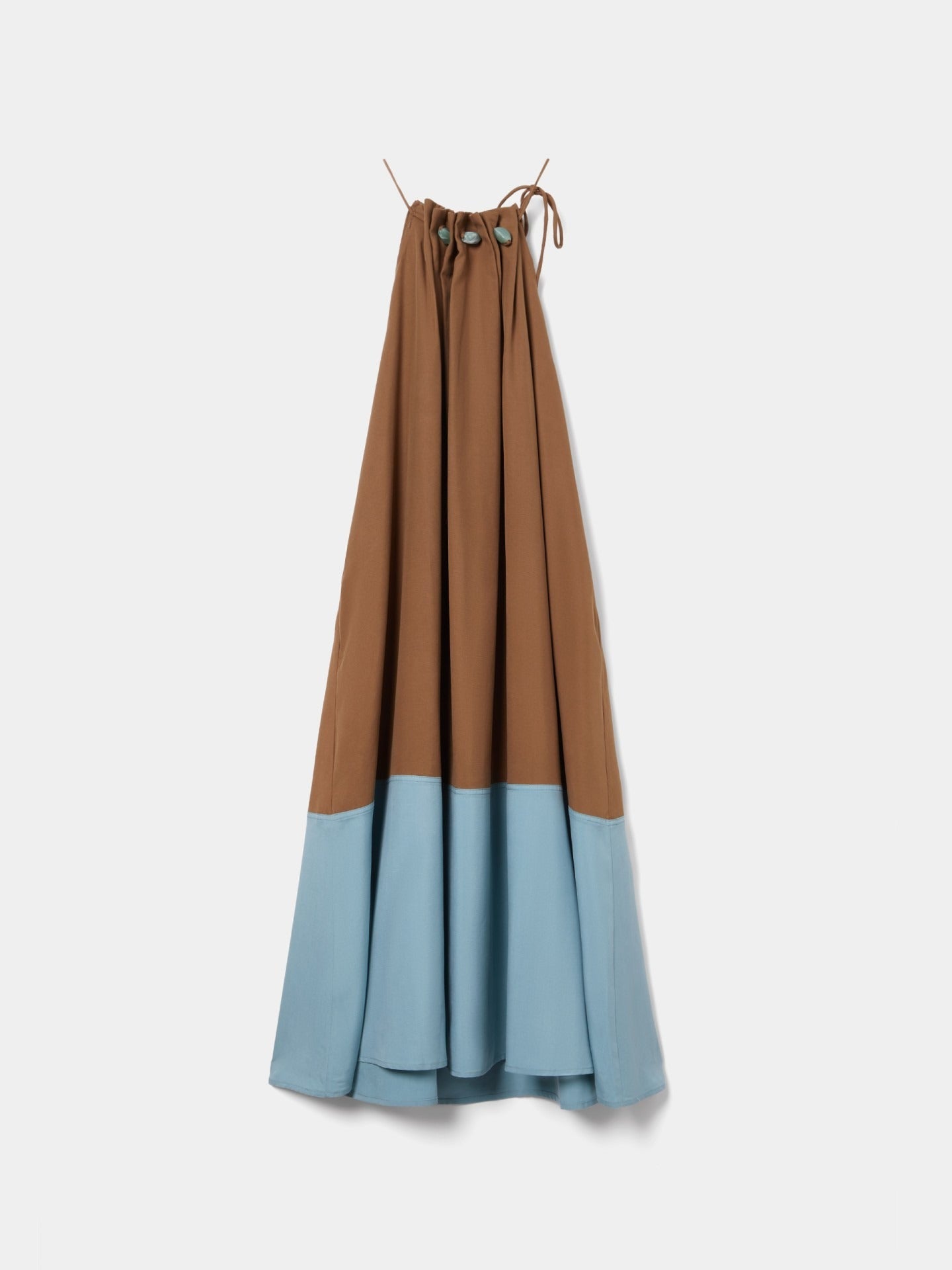 Vestido Bicolor Camel LP007381.098 - OLIVIA BRUTUS