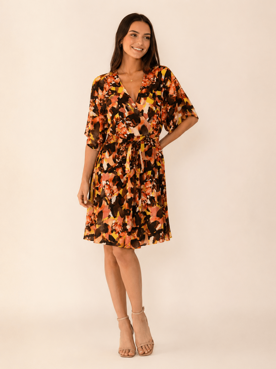 Vestido Estampado Floral - OLIVIA BRUTUS
