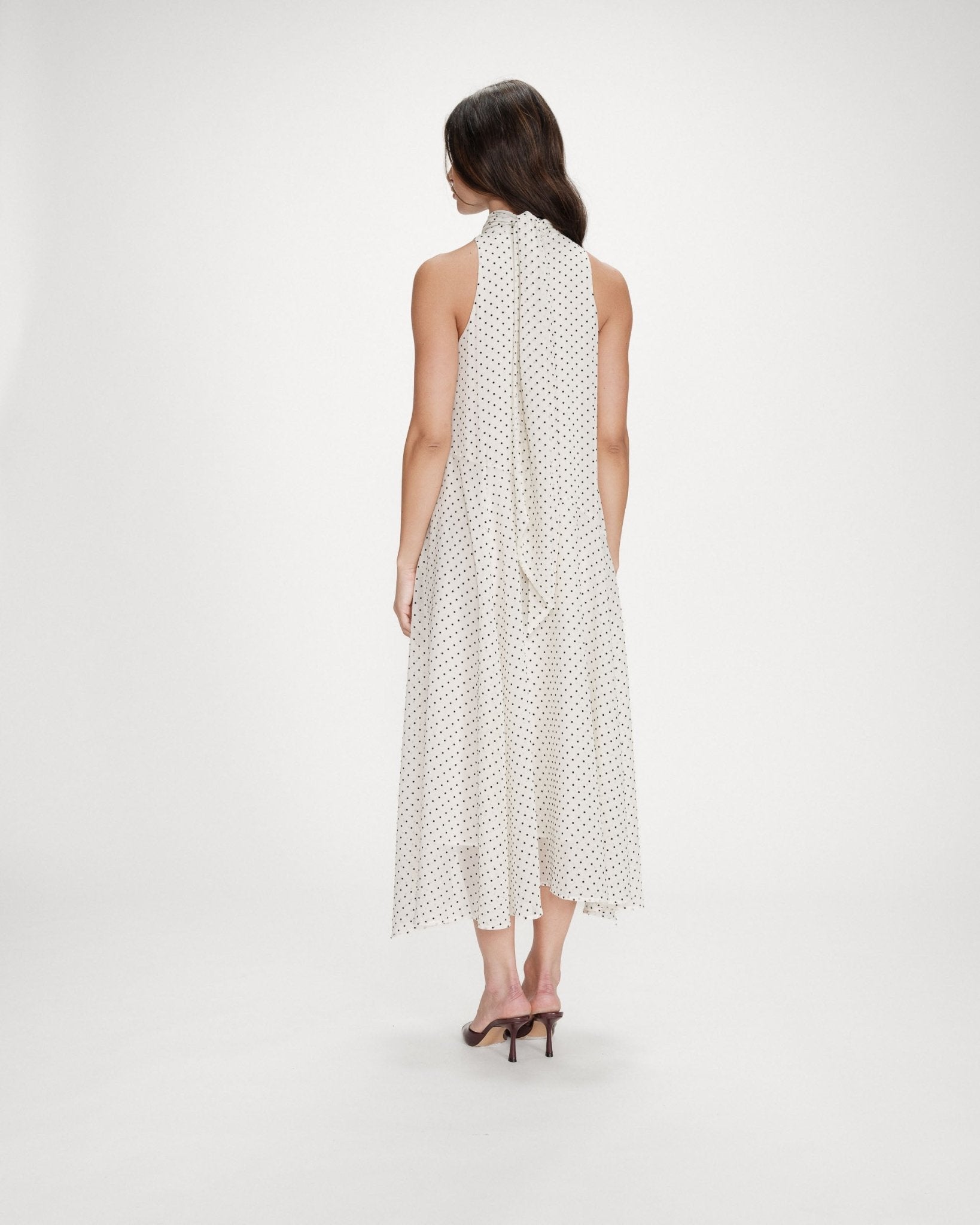 Vestido Largo Valoria Marfil - OLIVIA BRUTUS