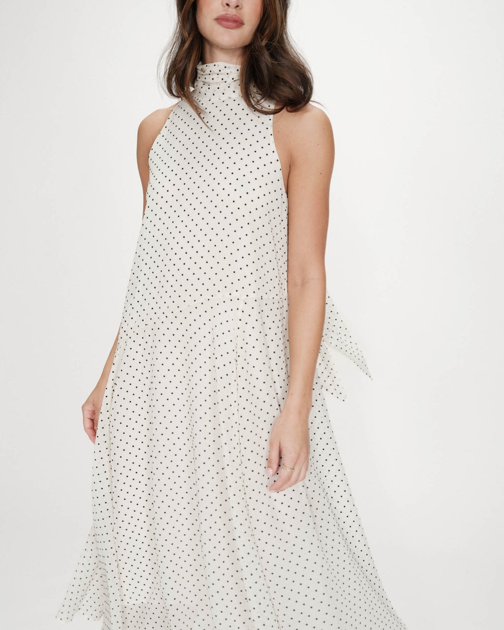 Vestido Largo Valoria Marfil - OLIVIA BRUTUS