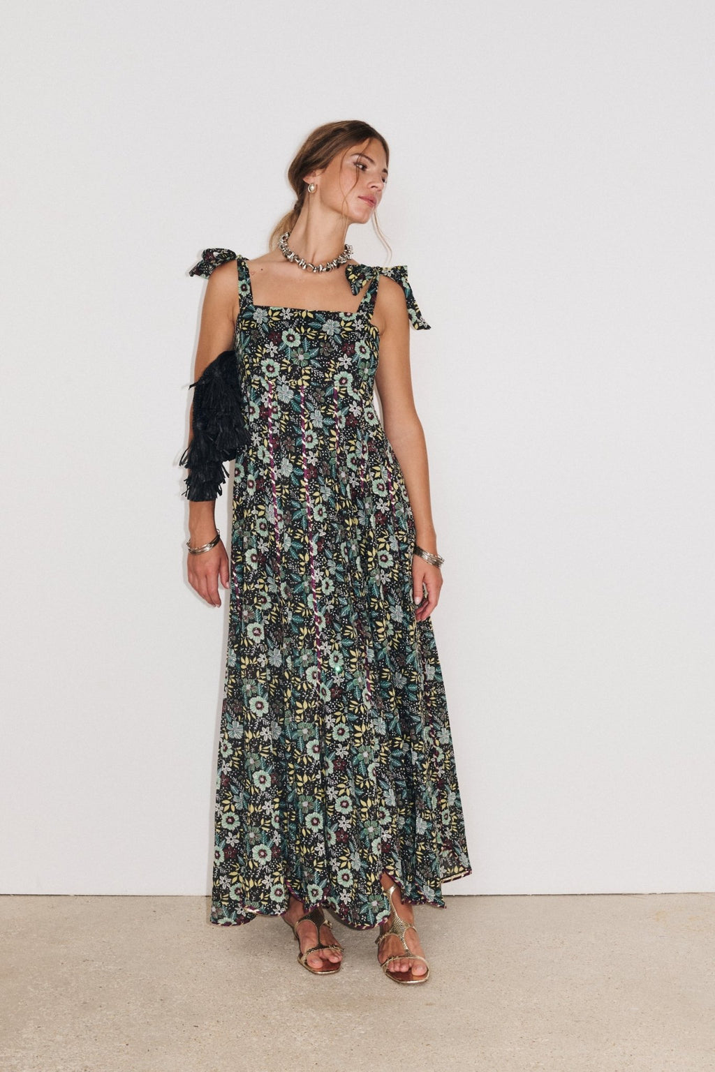 Vestido Long Bret Sunset Multicolor - OLIVIA BRUTUS