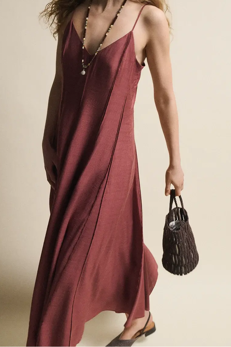 Vestido Ofelia Burnt Sienna