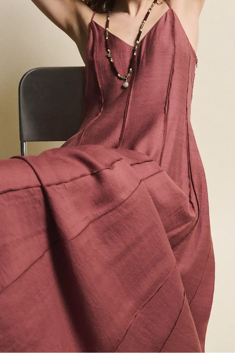 Vestido Ofelia Burnt Sienna