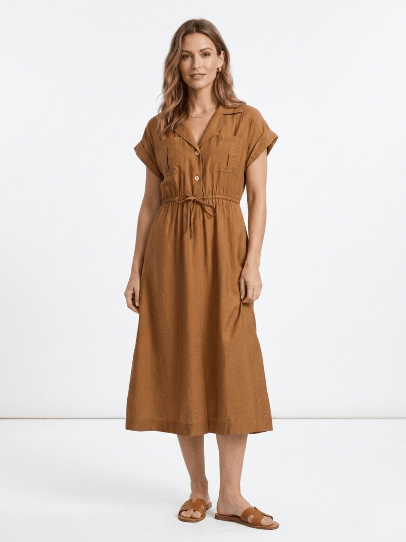 Vestido Viplummy Marrón - OLIVIA BRUTUS