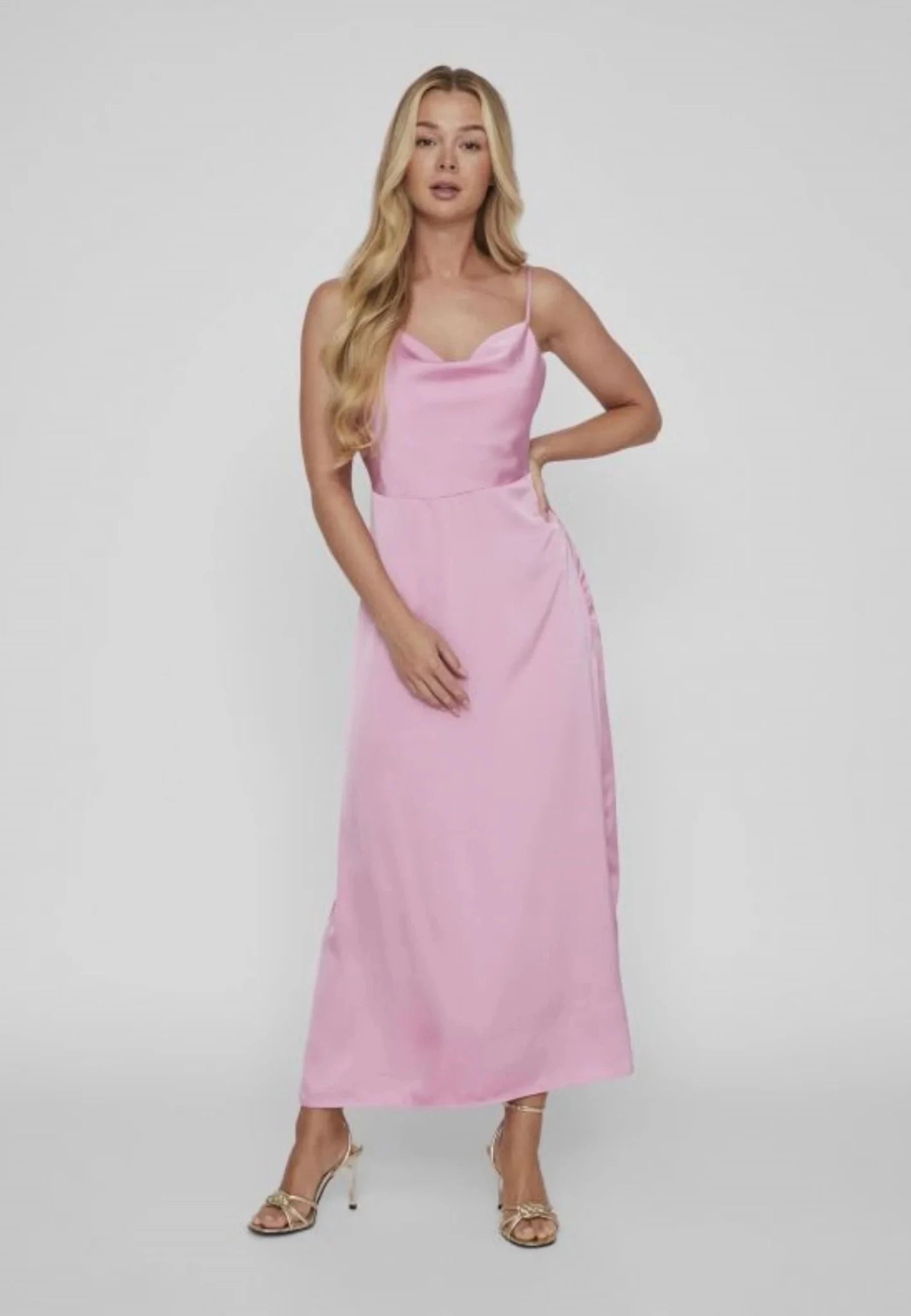 🎁 Vestido VIRAVENNA Rosa (100% off) - OLIVIA BRUTUS