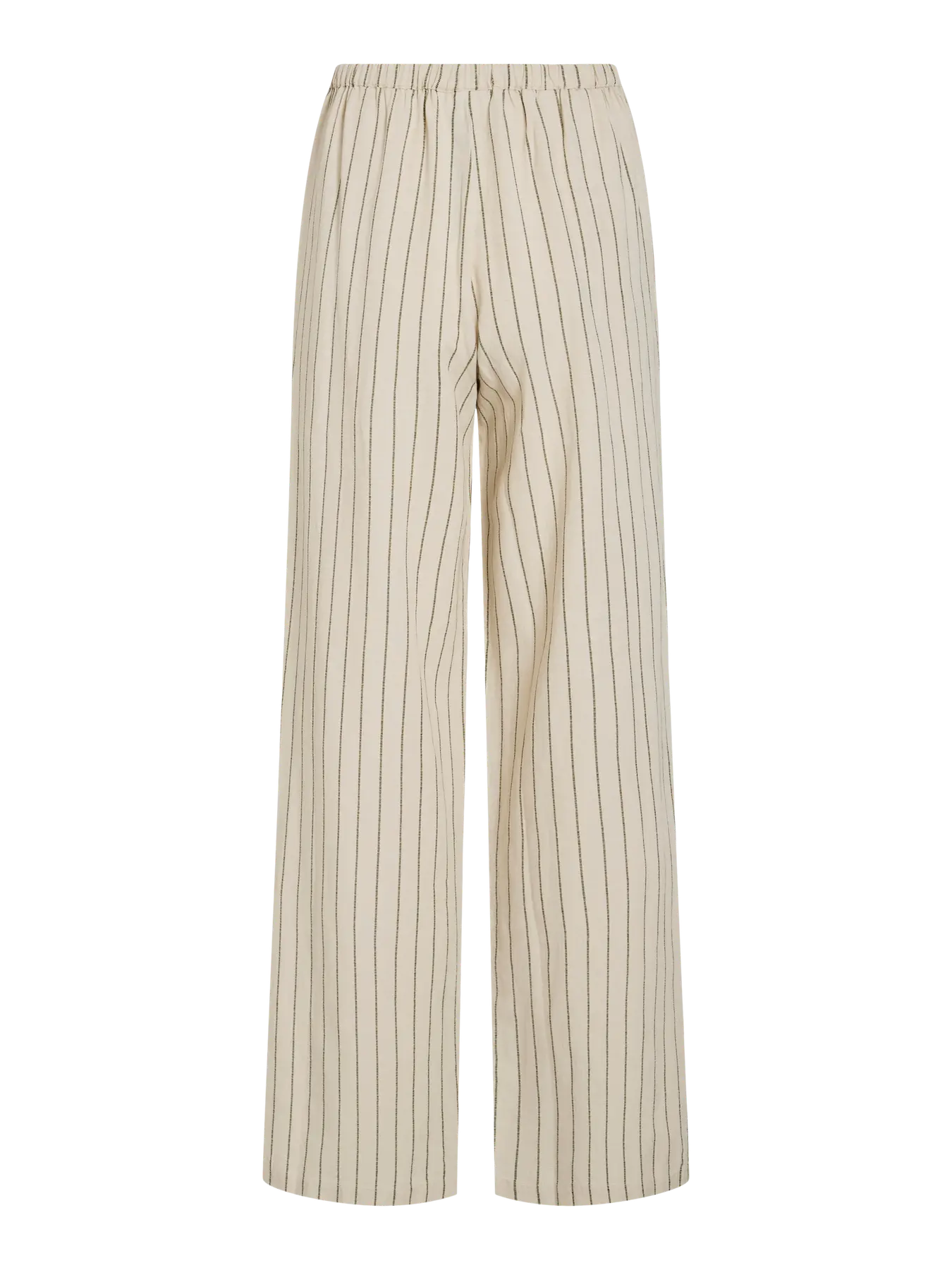 Pantalón Ancho Viprisilla Talle Regular Natural Jaspeado Claro